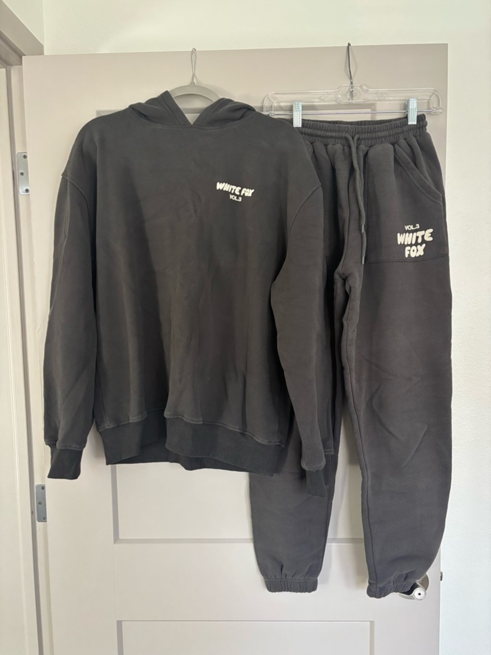 White fox sweat set